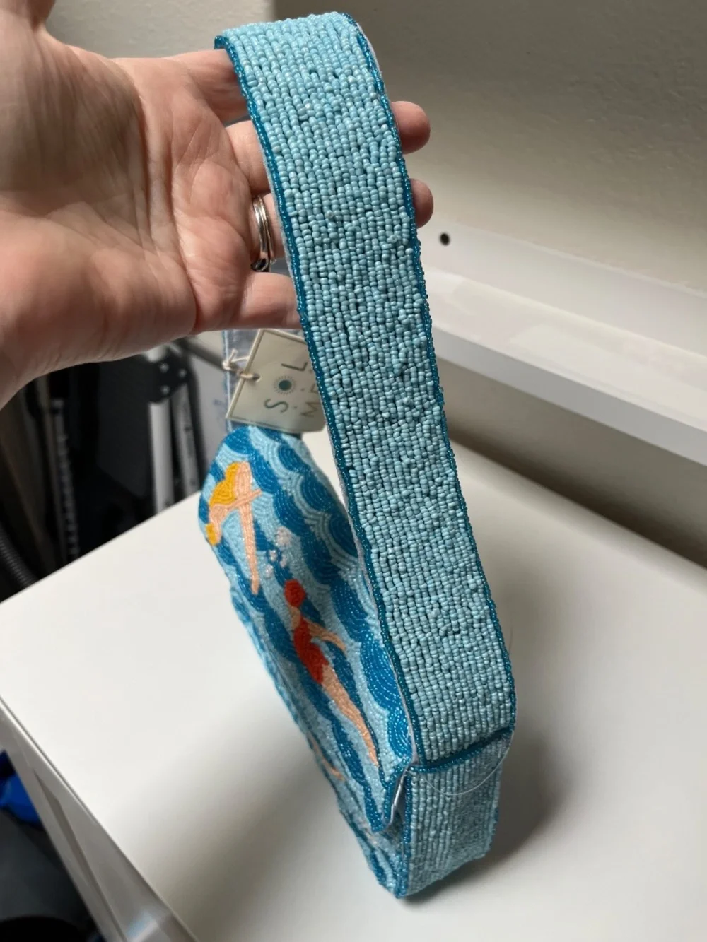 🌊 Sol and Mer Beaded Swimmers Shoulder Bag – NWT